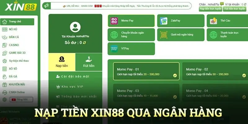 Hướng Dẫn Nạp Tiền